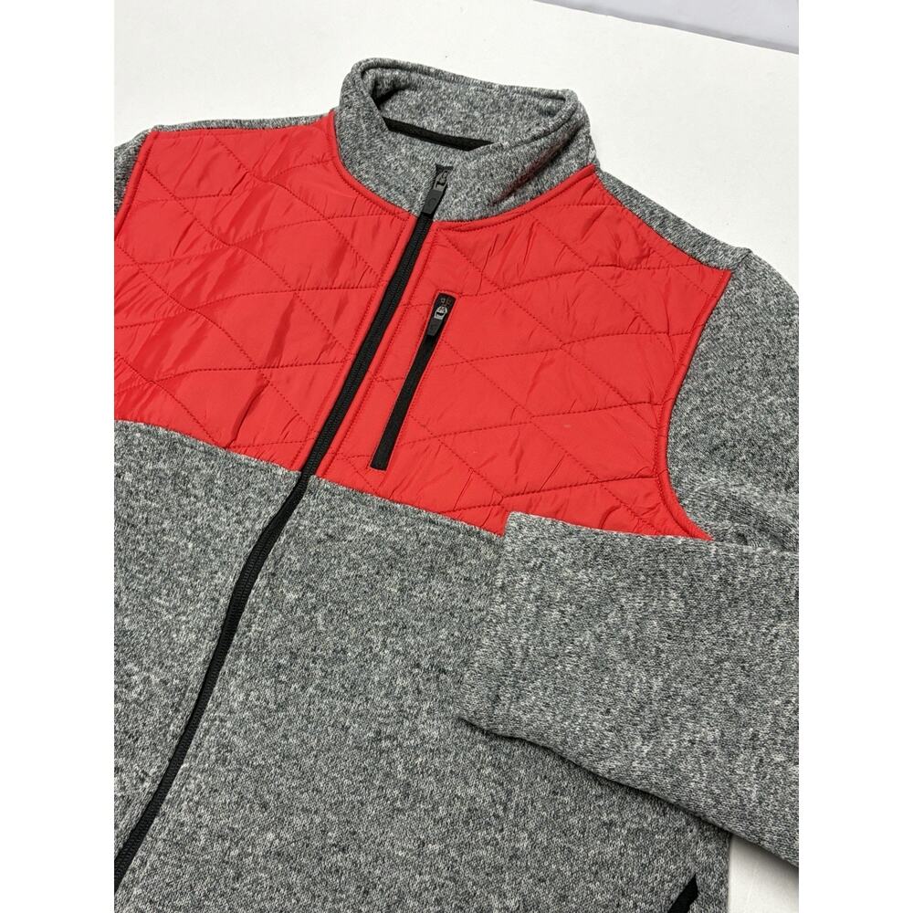 Zyia Active Red Quilted Ash Cabin Jacket Size XXL Large Comfort Athletic EUC